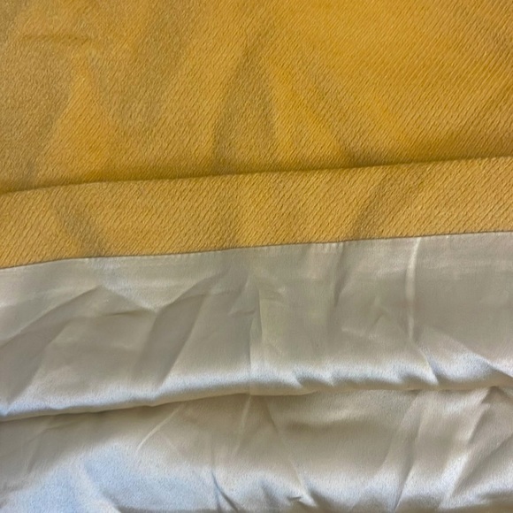 2 Piece Set - Skirt Set Gold Yellow and Green Trimmed Skirt Set Pearl Buttons - Picture 12 of 16